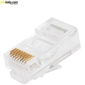 تصویر سوکت شبکه AMP Cat6 بسته 100 عددی AMP Cat6 network socket, pack of 100