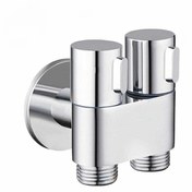 تصویر شیر پیسوار توالت فرنگی برنجی ضد زنگ طراحی آرگونومیک با کیفیت برند سیتی مارکت _ درجه یک - دودی Stainless brass toilet urinal with City Market brand quality