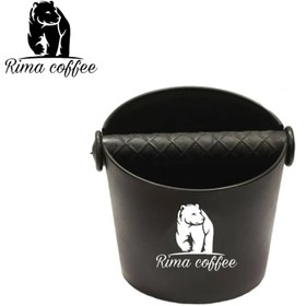 تصویر 100 عدد با کیفیت ترین ناک باکس نات باکس سطل تفاله قهوه رومیزی (ارسال رایگان) Rima coffee ریما عمده فروش قهوه و ماگ 