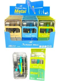 تصویر ست پرگار اسکول مکس مدل 1255 