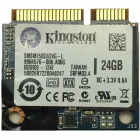 تصویر حافظه SSD کینگستون SMSM150S3 ظرفیت 24 گیگابایت Kingston SMSM150S3/24G Half Mini pci-e mSATA 24GB SSD MLC 6Gb/s