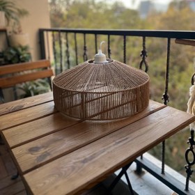 تصویر لوستر رافیا - کنفی 