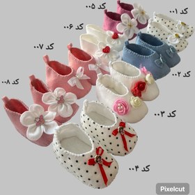 تصویر پاپوش نوزادی نمدی Papoosh namadi