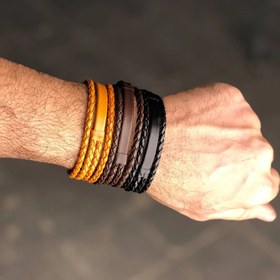 تصویر دستبند چرمی کد ۱۳ Bracelet code 13