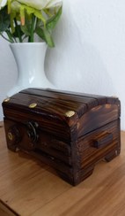 تصویر صندوقچه چوبی سایز ۱۵ و ۲۰ و ۲۵ و ۳۰ سانتیمتر Sandoghche chobi