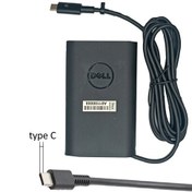 تصویر شارژر لپ تاپ دل DELL Adaptor 20V. 3.25A TYPE-C AUTO SWITCH 