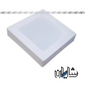 تصویر پنل مربع روکار 50 وات زانیس 50 watt Zanis face square panel