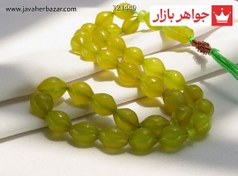 تصویر تسبیح شاه مقصود ۳۳ دانه زرد کد ۱ 