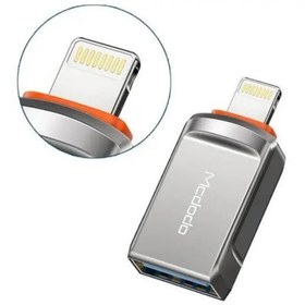 تصویر مبدل OTG لایتنینگ (آیفون) به USB 3.0 مکدودو مدل OT-860 