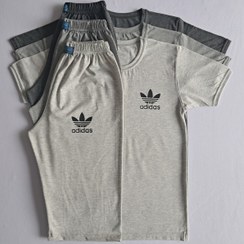 تصویر تیشرت شلوارک طرح آدیداس بسته 3+3 عددی 
