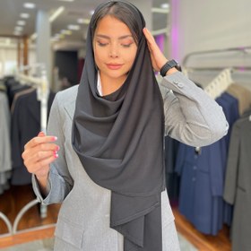 تصویر مقنعه شالی مشکی 