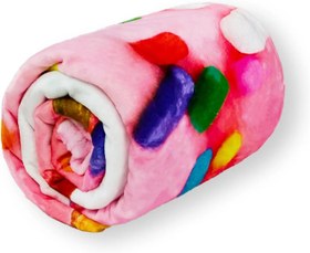 تصویر پتو دوناتی(صورتی) 