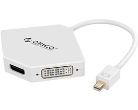 تصویر مبدل Mini DisplayPort به VGA/HDMI/DVI اوریکو DMP-HDV3 ORICO DMP-HDV3 Mini DisplayPort To VGA/HDMI/DVI Adapter