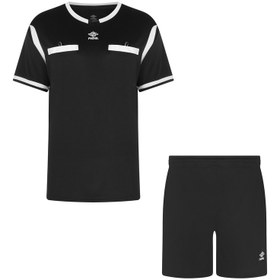 تصویر ست تی شرت و شلوارک ورزشی مردانه پانیل مدل داوری 2036BK - سرمه ای تیره - XL 