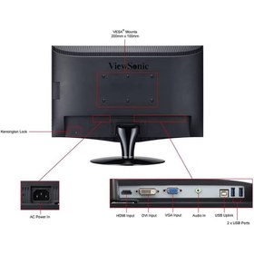 تصویر مانیتور استوک 19 اینچ ویوسونیک مدل VX1937WM 