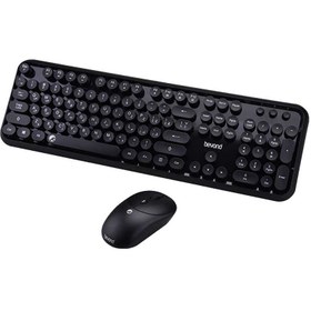 تصویر کیبورد و ماوس بی سیم بیاند مدل BMK-8101 RF Beyond BMK-8101 RF Wireless Keyboard and Mouse