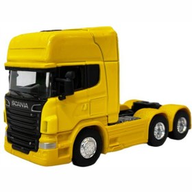 تصویر ماکت کامیون اسکانیا V8 سایز 1/64 