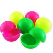 تصویر توپ پلاستیکی باز شو مناسب قرعه کشی و گیفت و قرار دادن جایزه و هدیه دارای رنگ بندی 