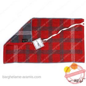 تصویر حوله دستی طرح آلفا 