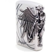 تصویر فندک فلزی طرح فرشته آنجل مدل آمازون 