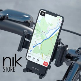 تصویر پایه نگهدارنده راک مناسب موتور و دوچرخه RPH0949 Rock RPH-0949 bike phone Holder