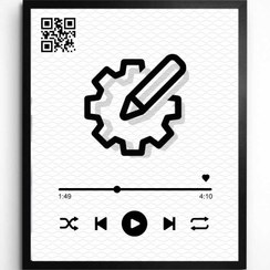 تصویر تابلو موزیکال دلخواه - عمودی 