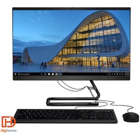 تصویر کامپیوتر یکپارچه لنوو IdeaCentre A340-24IWL گرافیک اینتل Lenovo IdeaCentre A340-24IWL i5 10210U 8GB 256GB INT NONTOUCH All in One