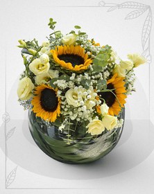 تصویر جام گل آفتابگردان 