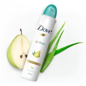 تصویر اسپری ضد تعریق داو مدل Go Fresh رایحه گلابی و آلوئه ورا حجم ۲۵۰ میلی لیتر 