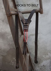 تصویر ساسبند چرم طبیعی - مشکی 