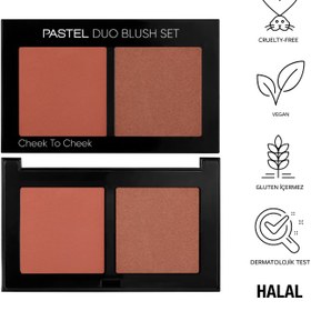 تصویر رژ گونه دوقلو پاستل رنگ وارم هانی Pastel Duo Blush Warm honey 