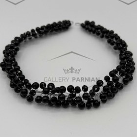 تصویر ریسه مروارید مشکی کد 412 