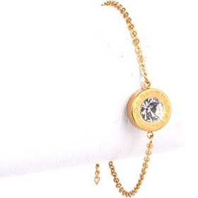 تصویر دستبند زنانه استیل دایره۰۰۱ ا دستبند، استیل دستبند، استیل