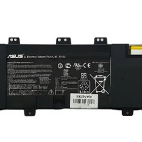 تصویر باتری لپ تاپ ایسوس X502_C31X502 داخلی اورجینال ASUS X502_C31X502-Internal ORG Battery Laptop