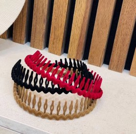 تصویر تل شونه ای مخملی 