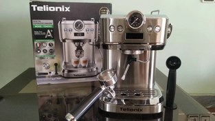 تصویر قهوه و اسپرسوساز نیمه صنعتی تلیونیکس مدل ۵۱۵۹ espresso Telionix 5159