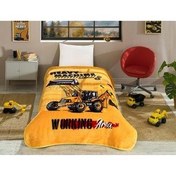 تصویر پتوی یک نفره پتو تک 155X215 ماشین پرتقال Özdilek 