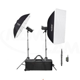 تصویر کیت دوتایی فلاش مونولایت گودکس SK400II-V Godox SK400II-V Studio Flash Monolight (2-Light Kit)