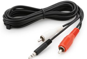 تصویر کابل ١ به ٢ صدا RCA 