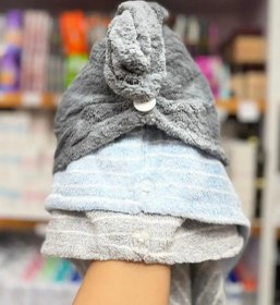 تصویر کلاه حمام فانتزی حوله ای زنانه 