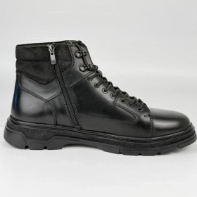 تصویر بوت چرم مردانه چرم مدل LE1004(چرم طبیعی) 