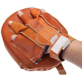 تصویر میت پنجه‌ای تکواندو چرمی 