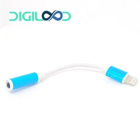 تصویر دانگل AUX آیفون فلزی 