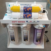 تصویر دستگاه تصفیه آب خانگی سافت واتر 6 مرحله بدون گیج فشارسنج 