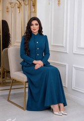 تصویر کت و دامن زنانه مدل عروسک رنگ سیاه 