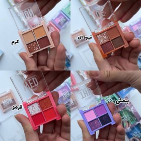 تصویر سایه انگشتی رنگارنگ 