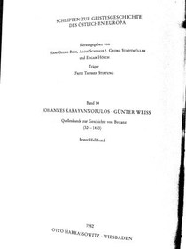 تصویر دانلود کتاب Quellenkunde zur Geschichte von Byzanz (324-1453) () (German Edition) 1982 کتاب آلمانی منابع تاریخ بیزانس (324-1453) () (نسخه انگلیسی) 1982