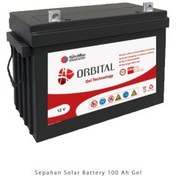 تصویر باتری ژل 100 آمپر ساعت سپاهان 