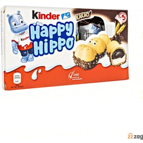 تصویر شکلات هپی هیپو کیندر بسته 5 عددیkinder ا شکلات و فرآورده های کاکائویی کیندر 100 گرم شکلات و فرآورده های کاکائویی کیندر 100 گرم