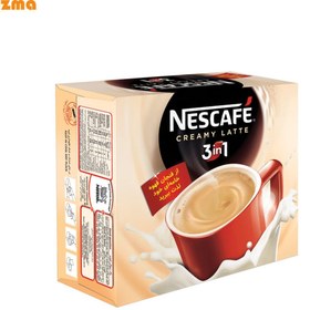 تصویر کافی میکس لاته نسکافه 3 در 1 بسته 20 عددی Nescafe Creamy Latte 3 in1 20pcs